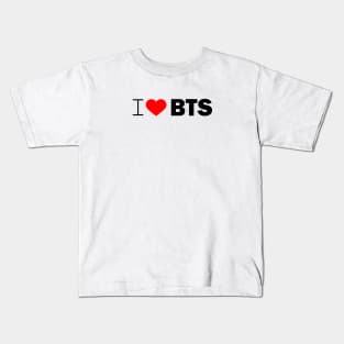 i love BTS, I love Bangtan Boys Kids T-Shirt